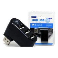 Hub Usb 3 Portas Pc Notebook Portátil Gira 180° Knup Hb-t82 Foto mini 1