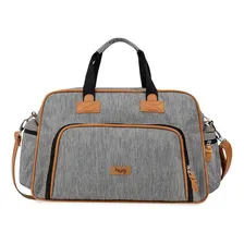 Hug bolsa maternidade grande nova york cinza Foto mini 1