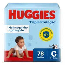 Huggies Tripla Proteção fralda g 78 unidades Foto mini 1