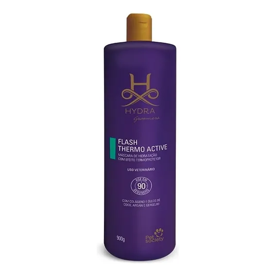 Hydra Hidratação Flash Thermo Active 900g Pet Society Cães Fragrância Sem fragrância Foto 1