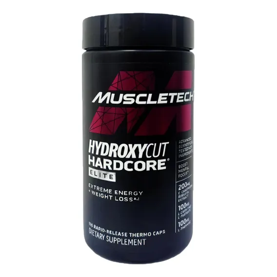 Hydroxycut Hardcore Elite (100caps) Muscletech Sabor Sem Sabor Foto 1