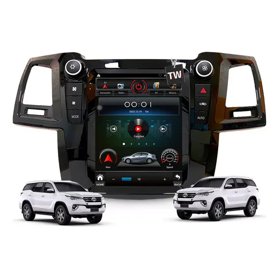 I-kit Multimídia Tesla Aikon Core Red Toyota Sw4 2007 Á 2015 Cor Toyota Sw4 2011 Foto 1