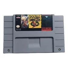 Id 244 Double Dragon V Snes Super Nintendo Foto  mini 1