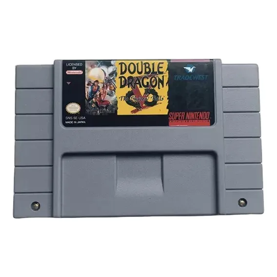 Id 244 Double Dragon V Snes Super Nintendo Foto 1