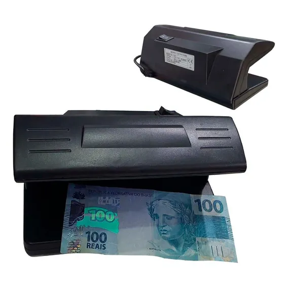 Identificador Notas Falsas Money Detector Dinheiro Cédulas Foto 1