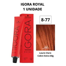 Igora Royal 8-77 Louro Claro Cobre Extra Intenso Foto mini 3