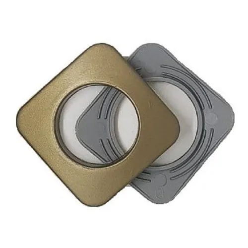 Ilhos 19mm Quadrado Ouro Velho Pvc 100 Pares Foto 1