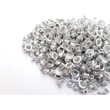 Ilhós Nº 51 Com Arruela Pacote Com 1000 Peças - Alumínio Cor Niquelado Foto  mini 1