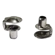 Ilh贸s Passador/gancho Eberle - 711.120 - Ferro ( Pct. 100 ) Cor Prata Foto mini 1