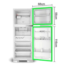 Ilpea RSV46 Continental 460 Porta do refrigerador e do freezer Cinza Foto mini 2
