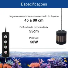 Iluminação Ideal Para AquÔrio Marinho Crescimento De Corais Luzes 6 Brancos / 7 Azul Royal / 33 Azul Gelo / 6 Uv Roxo / 4 Verde Bivolt Foto mini 2