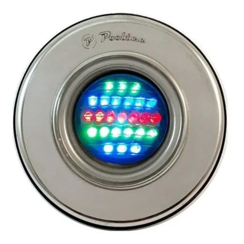 Iluminação Led 25 Inox Com Rosca De 1/2 Para Piscina Foto 1