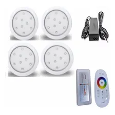 Iluminação Luminaria Piscina 4 Refletor Rgb + Modulo 80mm 9w 110v/220v Foto  mini 1