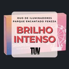 Iluminador Duo Fenzza Brilho Intenso Paleta Parque Encantado Tom Da Maquiagem Duo De Iluminadores Fenzza Foto mini 2