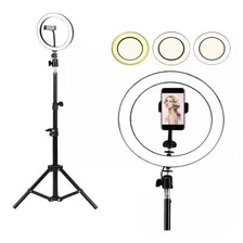 Iluminador High Ring Light 30cm Celular Luz Iluminação Led Foto mini 4
