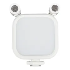 Iluminador Led Microfone Duplo Câmera Celular Mamen Sml-v13 Foto mini  2