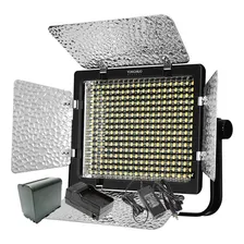 Iluminador Led Yongnuo Yn320 5500k + F970 + Carreg + Fonte Estrutura Preto 110v/220v Foto mini 1