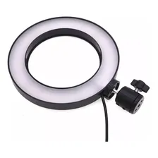 Iluminador Ring Light 16cm Usb Led Misto 3500k 5500k + Tripé Foto mini 4
