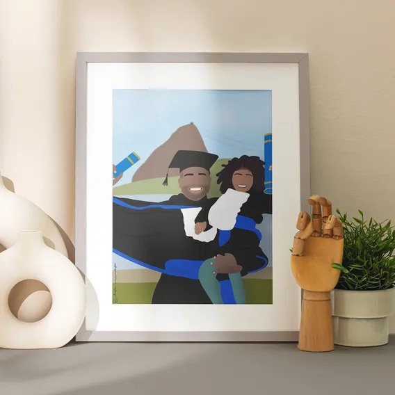Ilustração Minimalista Colorida Da Sua Foto Foto 1