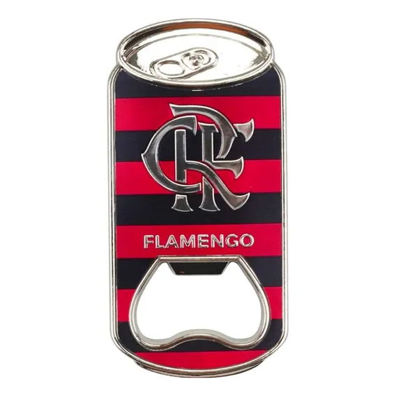 Ímã Abridor Garrafas Forma Lata Flamengo Foto 1