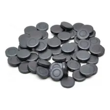 Imã Circular 8x3mm - Kit 50 Unidades - P/ Quadros Geladeira Cor Preto Foto  mini 1