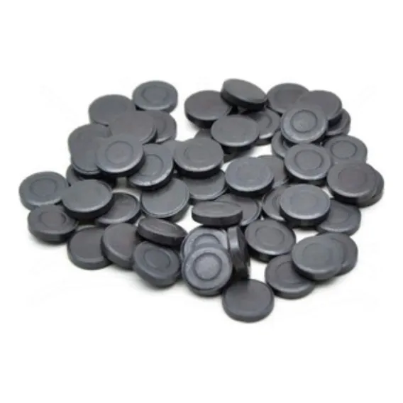 Imã Circular 8x3mm - Kit 50 Unidades - P/ Quadros Geladeira Cor Preto Foto 1