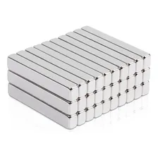 Imã De Neodímio Super Forte 20mm X 4mm X 2mm - 100 Pcs Foto  mini 1