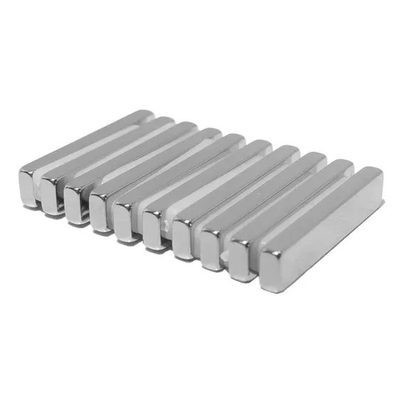 Imã De Neodímio / Super Forte / 20mm X 4mm X 2mm - 20 Peças Foto 1