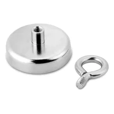 Ímã De Pesca Ímã De Pesca Kit De Pesca Com Ímã Olhal Magnético Redondo De Neodímio Olhal Magnético Para Pescar Ímã De Neodímio Potente Redondo Olhal Forte Foto mini 1