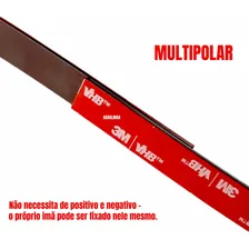 Imã FlexÃvel Adesivado Perfil Magnético 14x2 - 5 Metros Foto mini 2