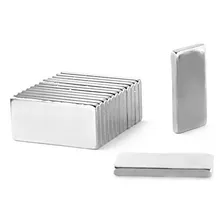 Ímã Neodímio 20x10x2 Mm N35 10 Unidades Foto mini 1