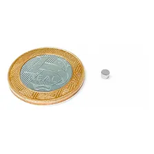 Ímã Neodímio Ø 3x2 Mm N35 1000 Unidades Foto mini  2