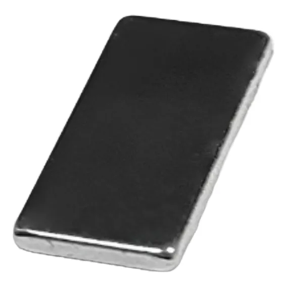 Imã Bloco De Neodímio 10 X 6 X 1 Mm - N35 / Extra Forte Foto 1