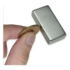 Imã De Neodímio N45 40mm X 20mm X 10mm - 1pç Super Forte Foto mini 4