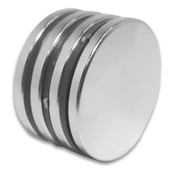 Imã De Neodímio / Super Forte / 30mm X 3mm * 4 Peças Foto 1