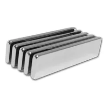 Imã De Neodímio / Super Forte / 40mm X 9mm X 2mm * 8 Peças Foto mini 4