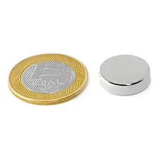 Ímã neodímio ø 18x5 mm n35 5 unidades Foto mini  2