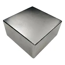 Imã Neodímio Bloco Super Forte Trava Tudo 50x50x25 - 1pc Foto  mini 1