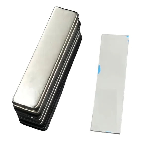 Ima Neodimio Retangular Super Forte 40x10x2mm N35 Kit 05 Pçs Foto 1