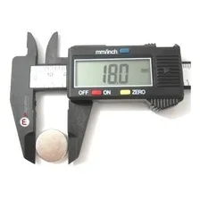 Ima Neodímio Super Imas Disco 18x4 Mm Suporta 4,5kg 4 Pç Foto mini 2