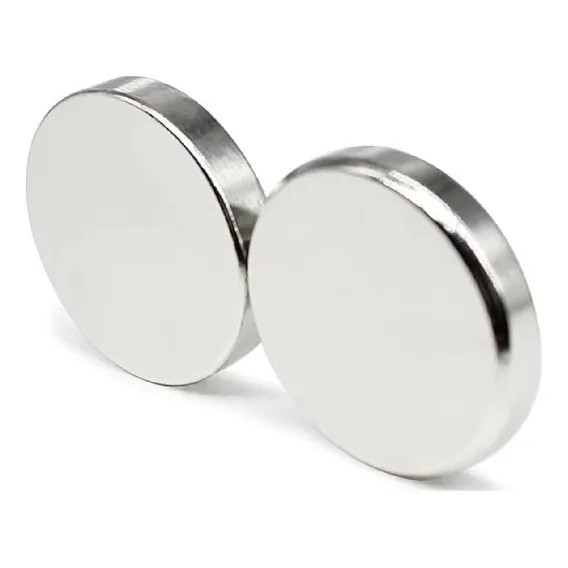 Ima Neodímio Super Imas Disco 25x5 Mm Suporta 7 Kg 02 Pç Foto 1