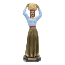 Imagem Baiana Do Balaio 45cm Gesso Escultura Umbanda Foto  mini 1