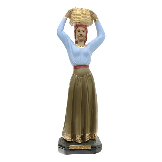 Imagem Baiana Do Balaio 45cm Gesso Escultura Umbanda Foto 1