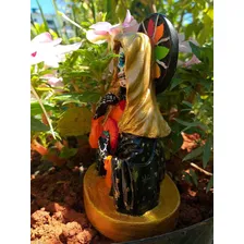 Imagem Busto Santa Muerte Em Gesso 15 Cm Foto mini 4