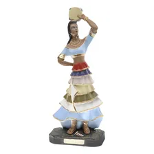 Imagem Cigana Sete Saias 30cm Gesso Escultura Umbanda Foto mini 1