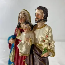 Imagem Da Sagrada FamÃlia Em Resina 15cm Foto mini 4