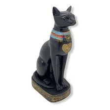Imagem Escultura Deusa Bastet Gato EgĂpcio 13 Cm Em Resina Foto mini 1
