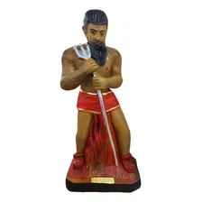 Imagem Escultura Exu LĂșcifer 40 Cm Gesso Umbanda Cor Vermelho Foto mini 2