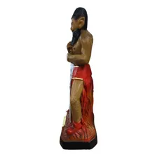 Imagem Escultura Exu LĂșcifer 40 Cm Gesso Umbanda Cor Vermelho Foto mini 4