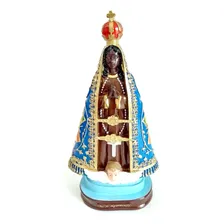 Imagem Escultura Nossa Senhora Aparecida 20 Cm Resina Foto mini 1